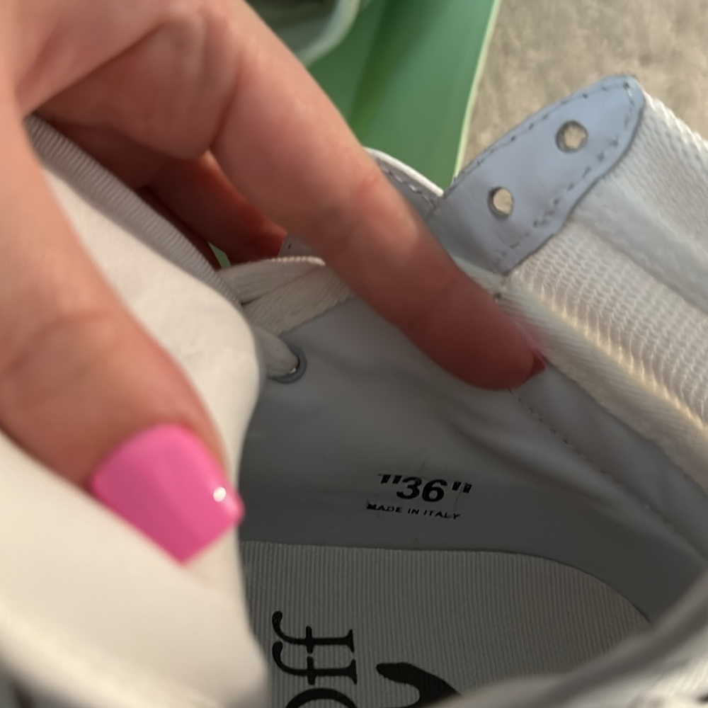 Women’s Off-White size 36 3.0 off court high top sneakers - Picture 8 of 11